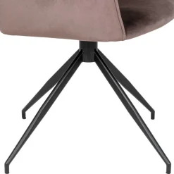 Tisch & drehbare Armlehnstühle - Kantino (siebenteilig)