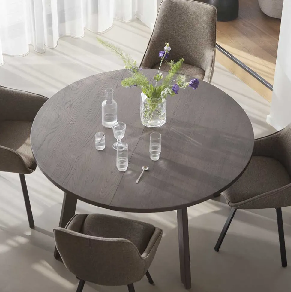 Tisch in Dunkelbraun Eiche - Clause