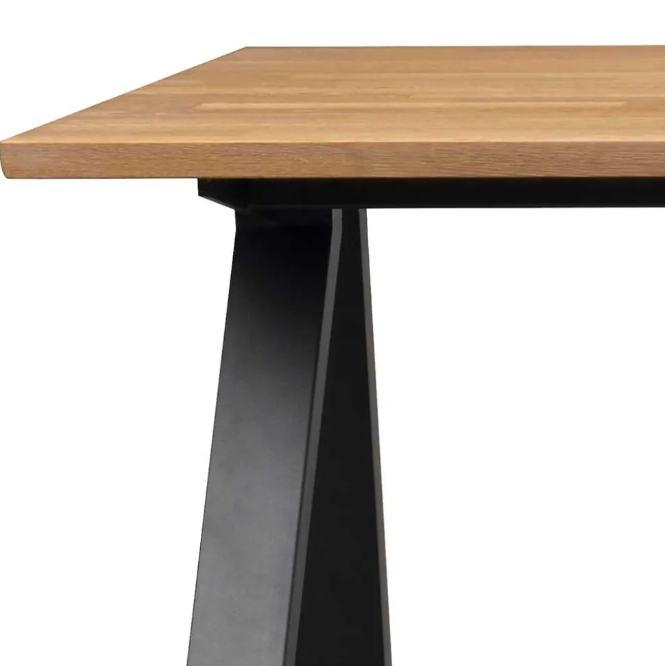Tisch in Eiche und Schwarz - Fadrina