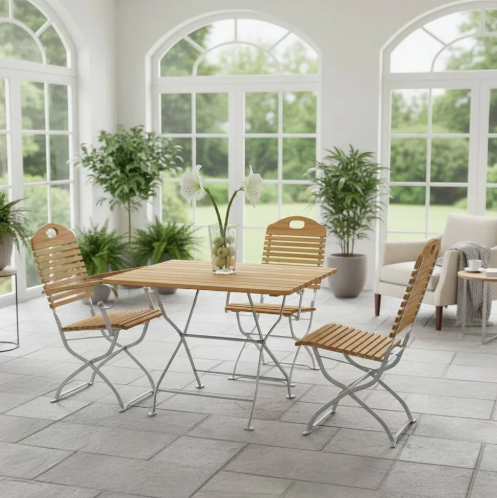 Tischgruppe Classimo für Garten (fünfteilig)