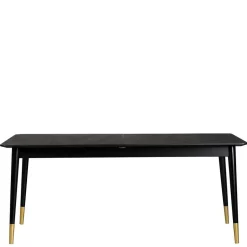 Tischgruppe in Schwarz & Beige - Orgevia (siebenteilig)