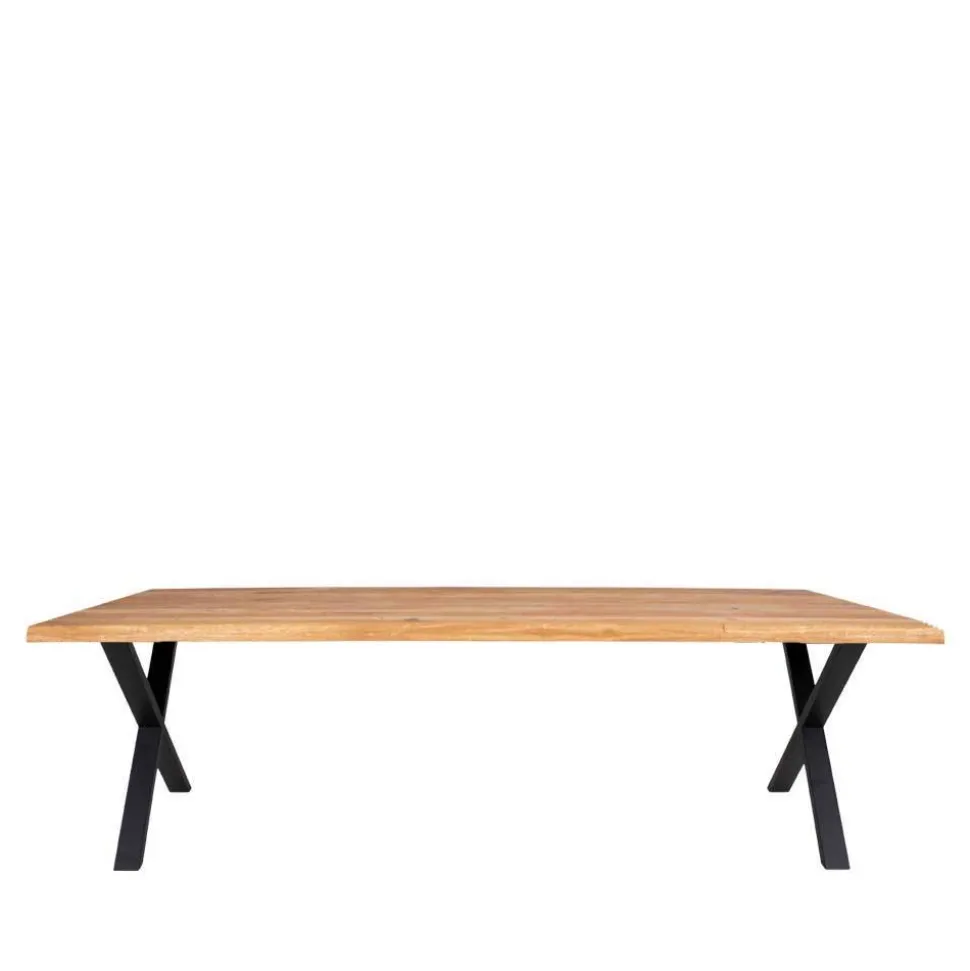 Tischgruppe mit acht Stühlen Set - Anglesio (neunteilig)