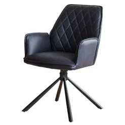 Tischgruppe mit Drehstühlen Set - Bravara (fünfteilig)