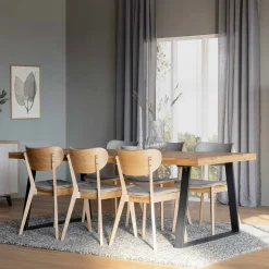 Tischgruppe mit sechs Sitzplätzen - Jonata (siebenteilig)