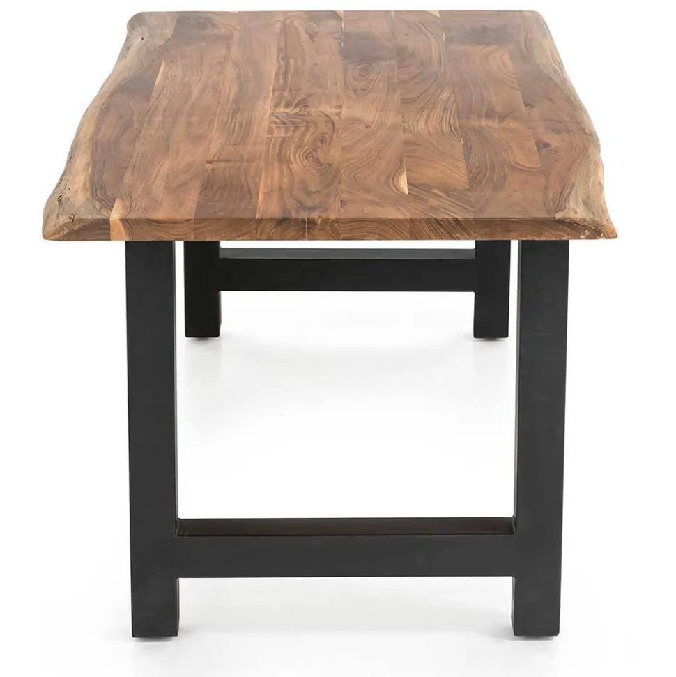 Tischgruppe mit vier roten Stühlen - Syrec (fünfteilig)