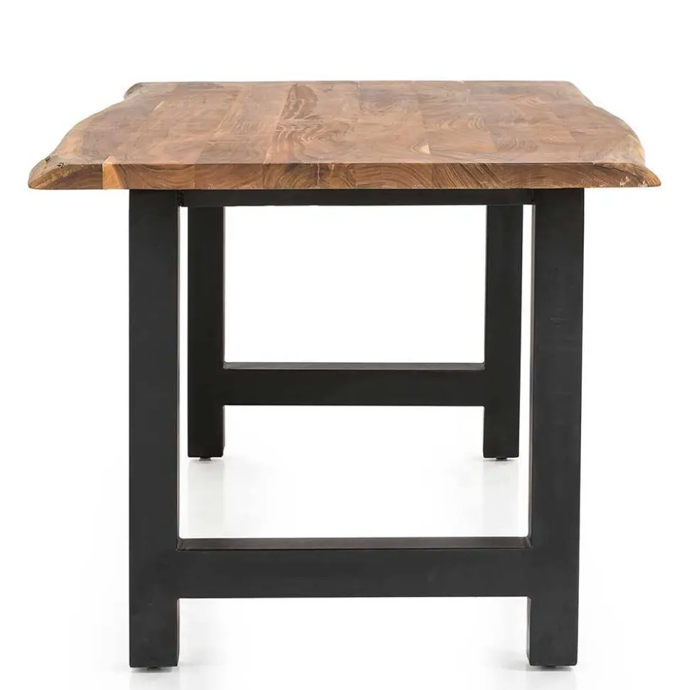 Tischgruppe mit vier roten Stühlen - Syrec (fünfteilig)