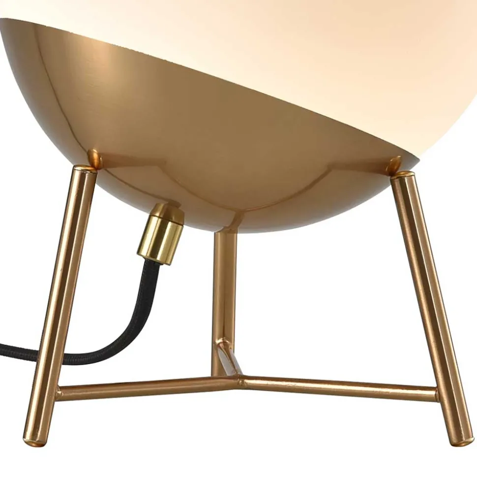 Tischleuchte mit weißem Glas Kugel - Millana