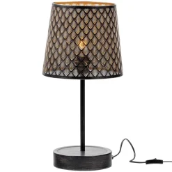 Tischleuchten in Altmessing & Schwarz - Trianus (2er Set)