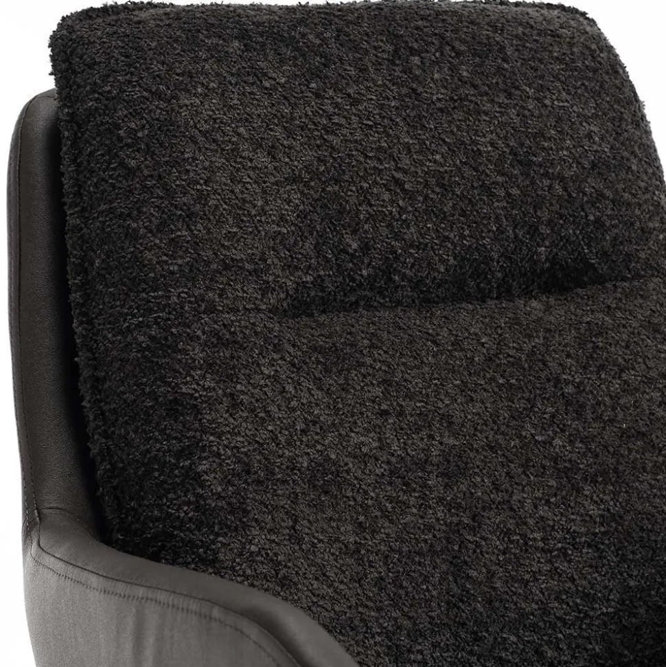 Tischsessel in Anthrazit und Weiß - Garrysa (2er Set)