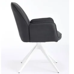 Tischsessel in Anthrazit - Minea (2er Set)