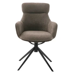 Tischsessel in Schlamm & Schwarz - Colles (2er Set)