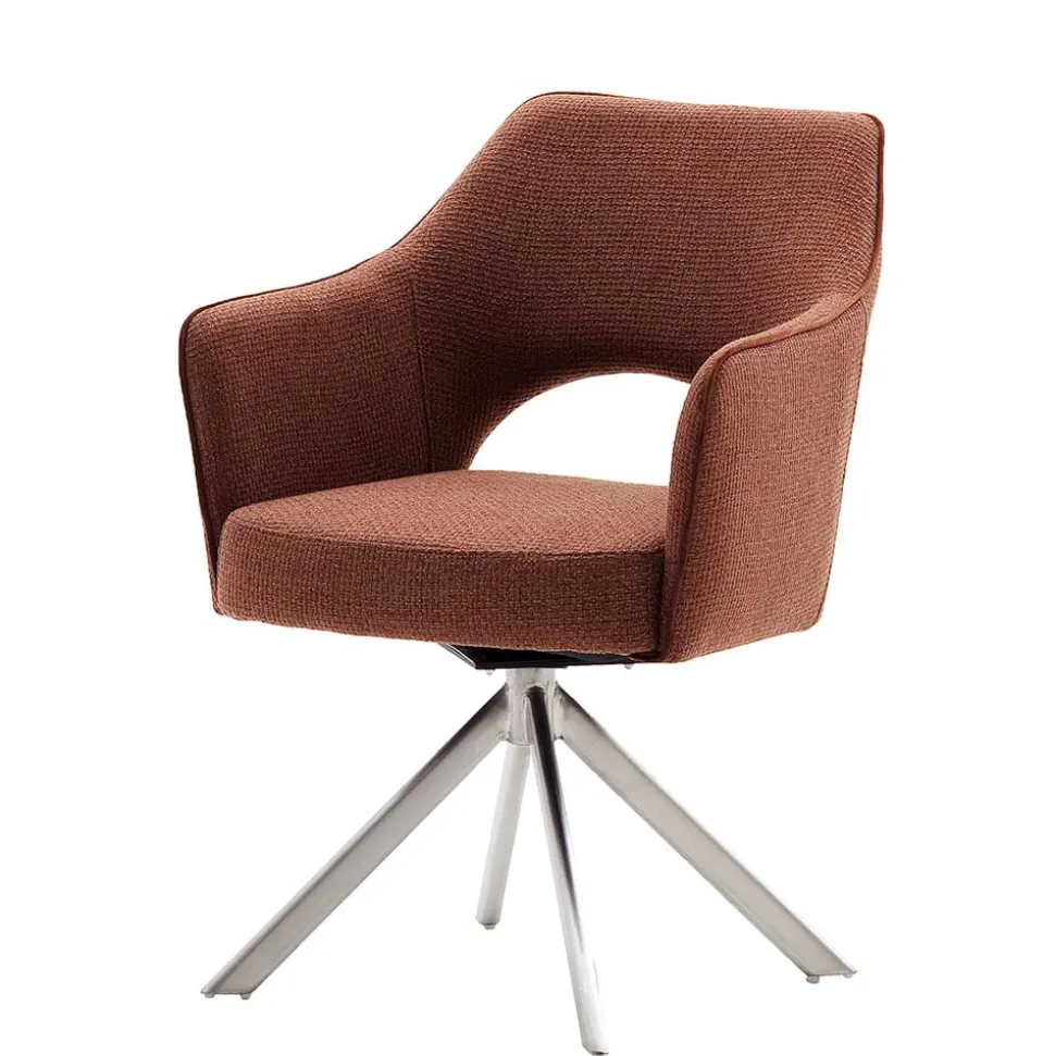 Tischsessel mit Drehgestell - Lazura (2er Set)