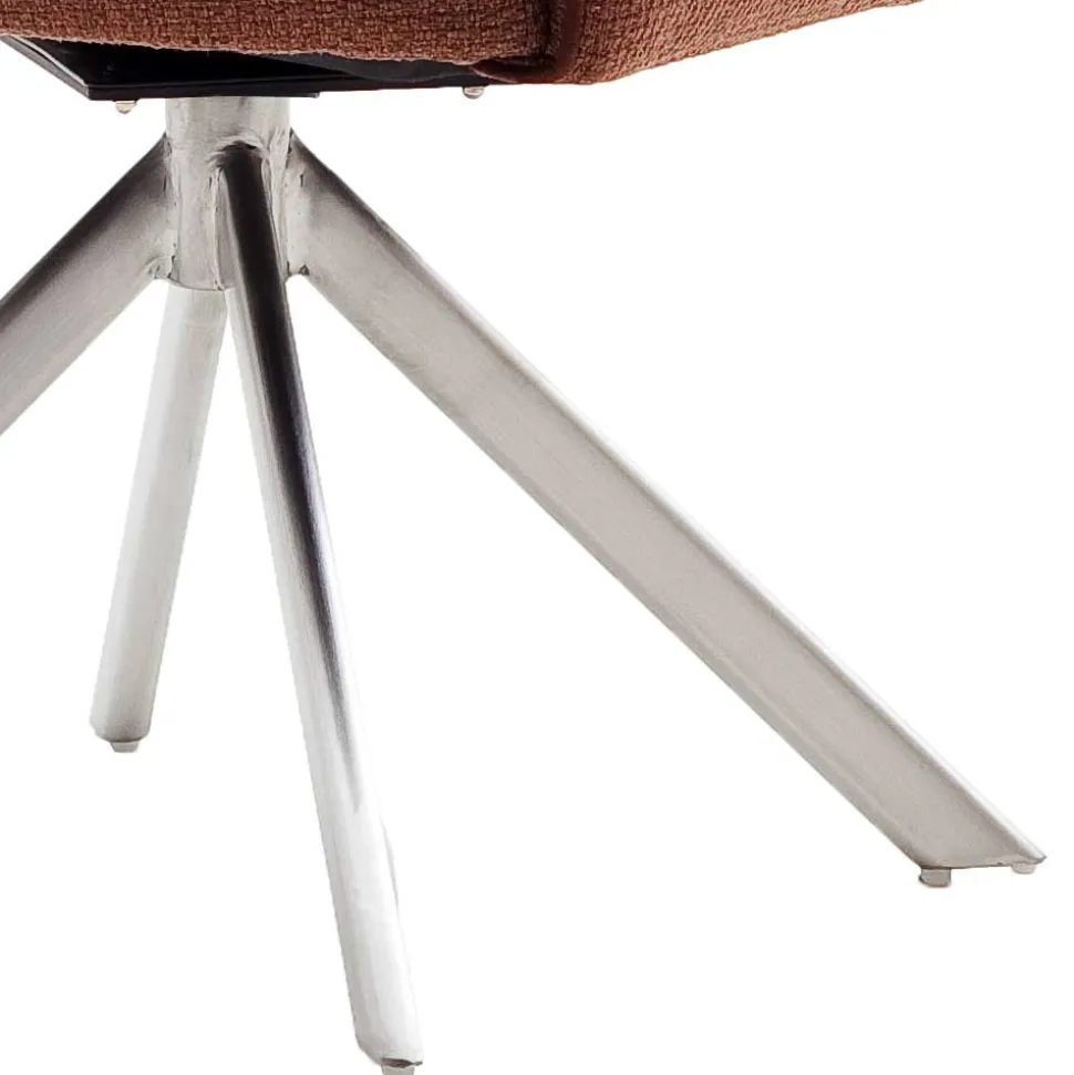 Tischsessel mit Drehgestell - Lazura (2er Set)