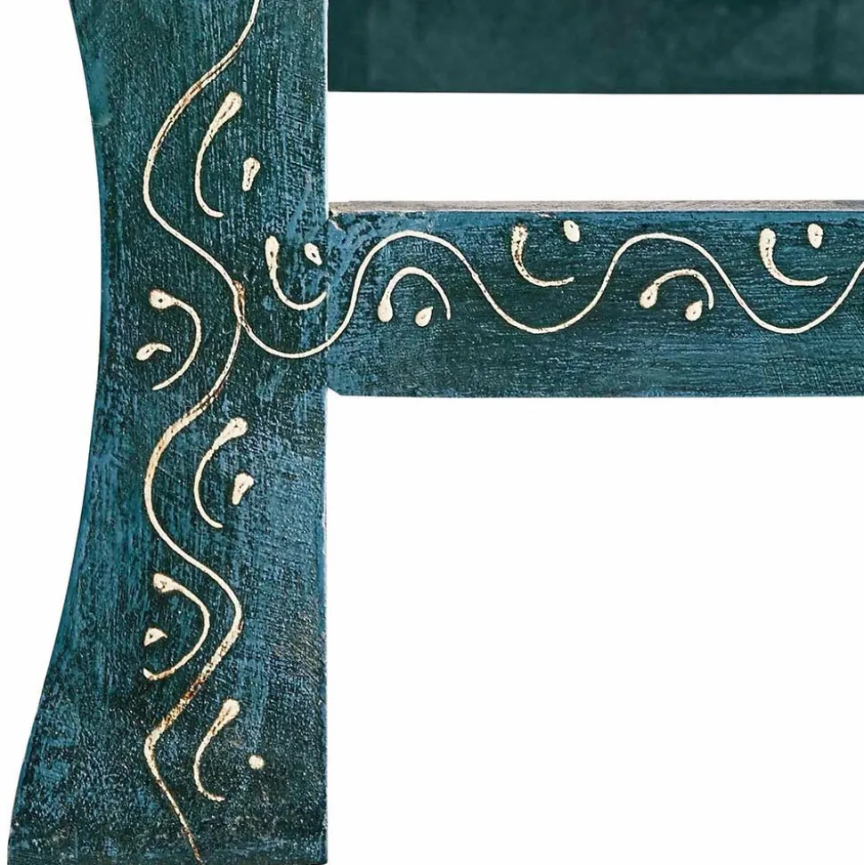 Toller Dreisatztisch in Blau & Bunt - Faneno (dreiteilig)