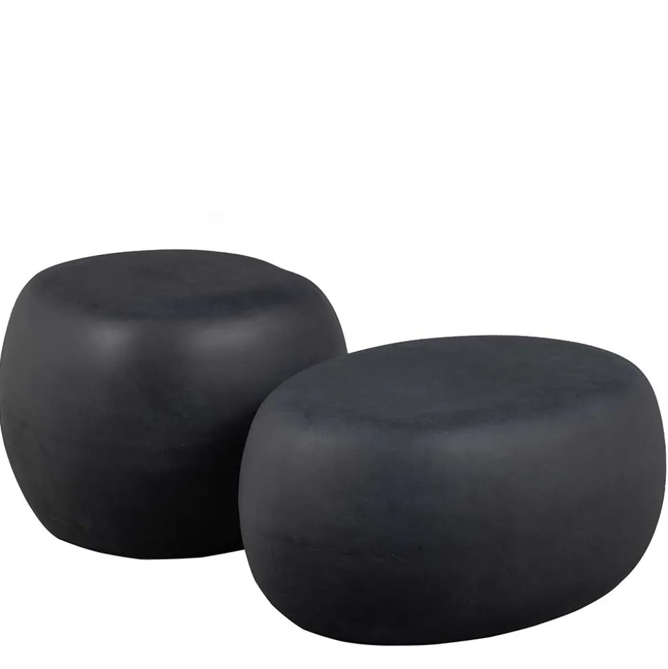 Tonfaser Couchtisch in Anthrazit - Elhan