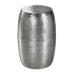 Tonnen Design Beistelltisch aus Aluminium - Bahare