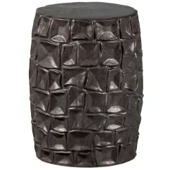 Tonnenförmige Beistelltische aus Keramik - Hisa (zweiteilig)