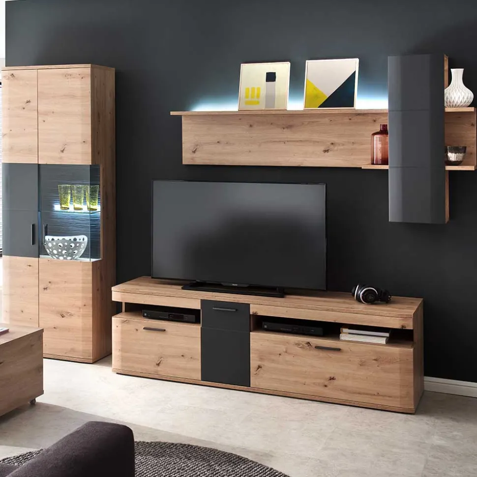 Topp Design Anbauwand Set - Vecenda (dreiteilig)