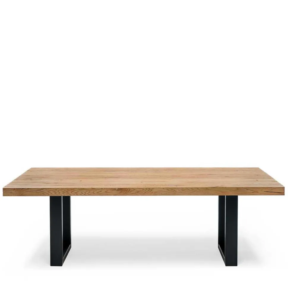Topp Esstisch mit Platte Wildeiche geölt - Vastillo