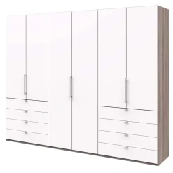 Topp Kombi-Schlafzimmerschrank mit acht Schubladen - Tivierto