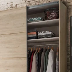 Topp Schlafzimmerschrank mit zwei Schwebetüren - Licruva