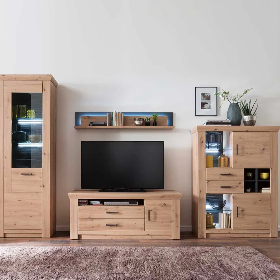 Topp Wohnzimmer Schränke Kombi - Wykina (vierteilig)