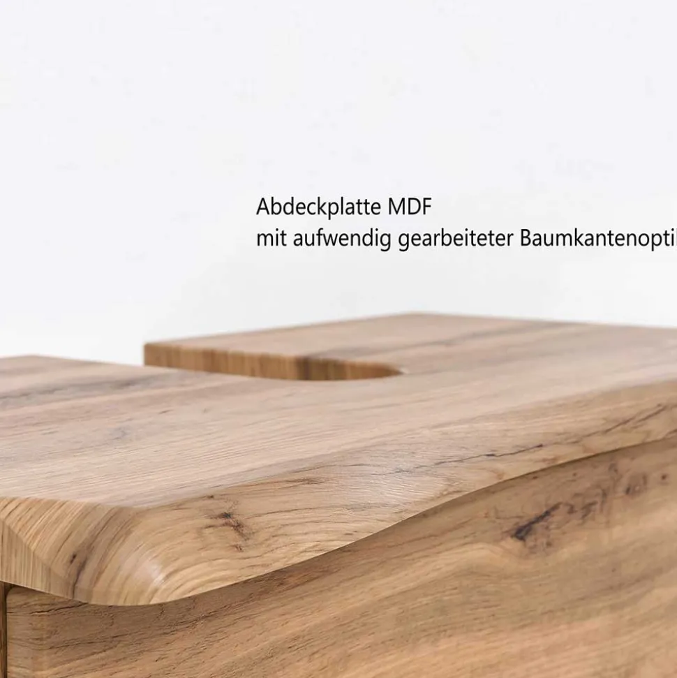 Touchwood Badmöbel in Wildeiche - Drumias (dreiteilig)