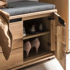 2-türige Garderobenbank in Eiche - Sennya