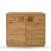 2-türige Kommode aus Massivholz Wildeiche - Millena