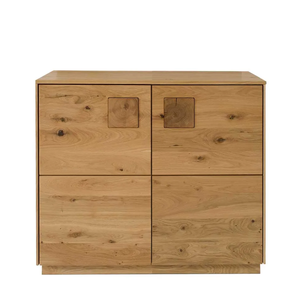 2-türige Kommode aus Massivholz Wildeiche - Millena