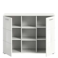 2-türige Kommode mit drei offenen Fächern - Rugova