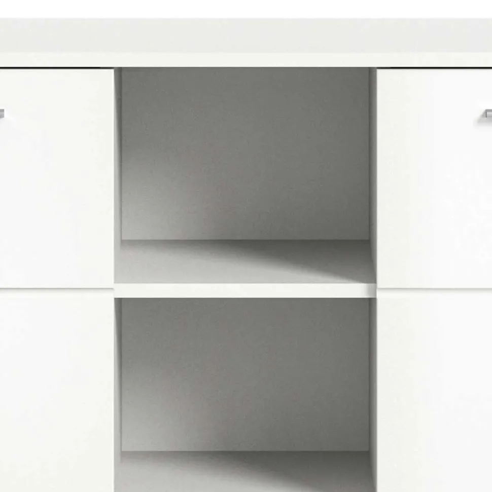 2-türige Kommode mit drei offenen Fächern - Rugova