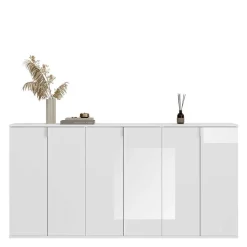 6-türige Schuhkommode in Weiß - Ejulia (dreiteilig)