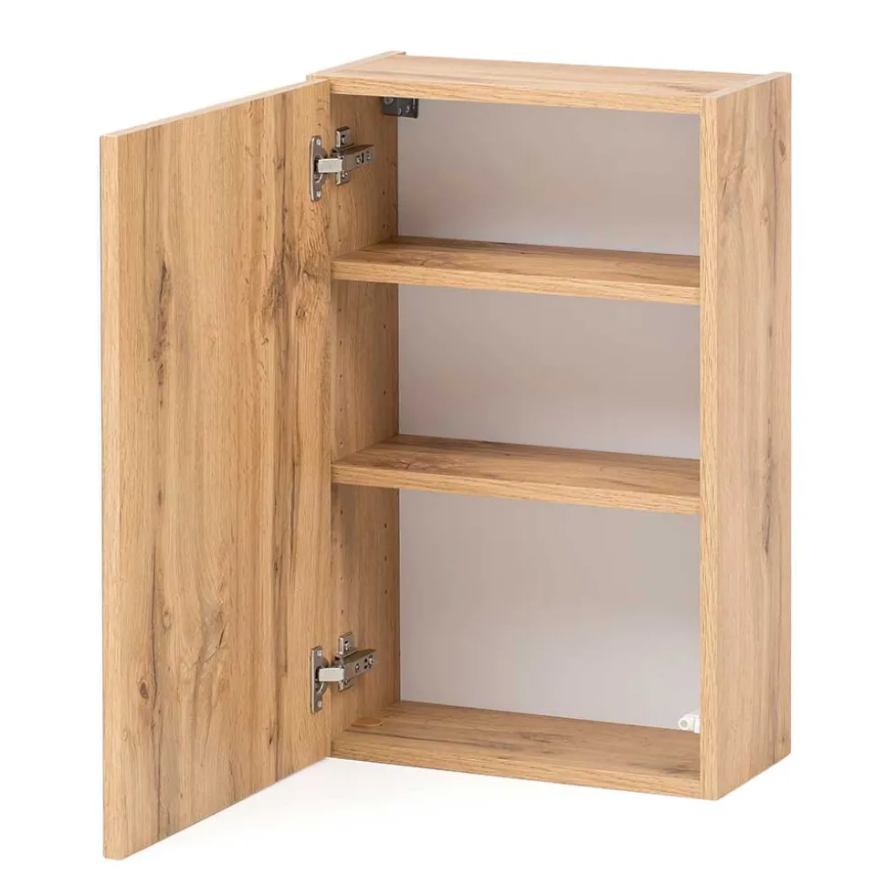 1-türiger Bad Oberschrank mit Glasbeschichtung - Vrendina