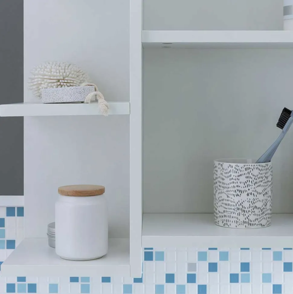 1-türiger Bad Spiegelschrank mit Regalen - Giulia