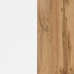 2-türiger Badezimmer-Hochschrank zweifarbig - Yazemina