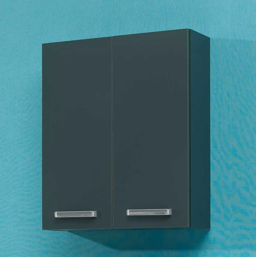 2-türiger Bad-Oberschrank in Anthrazit - Colistran
