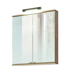 2-türiger Bad-Spiegelschrank 60x71 cm - Dilvonda