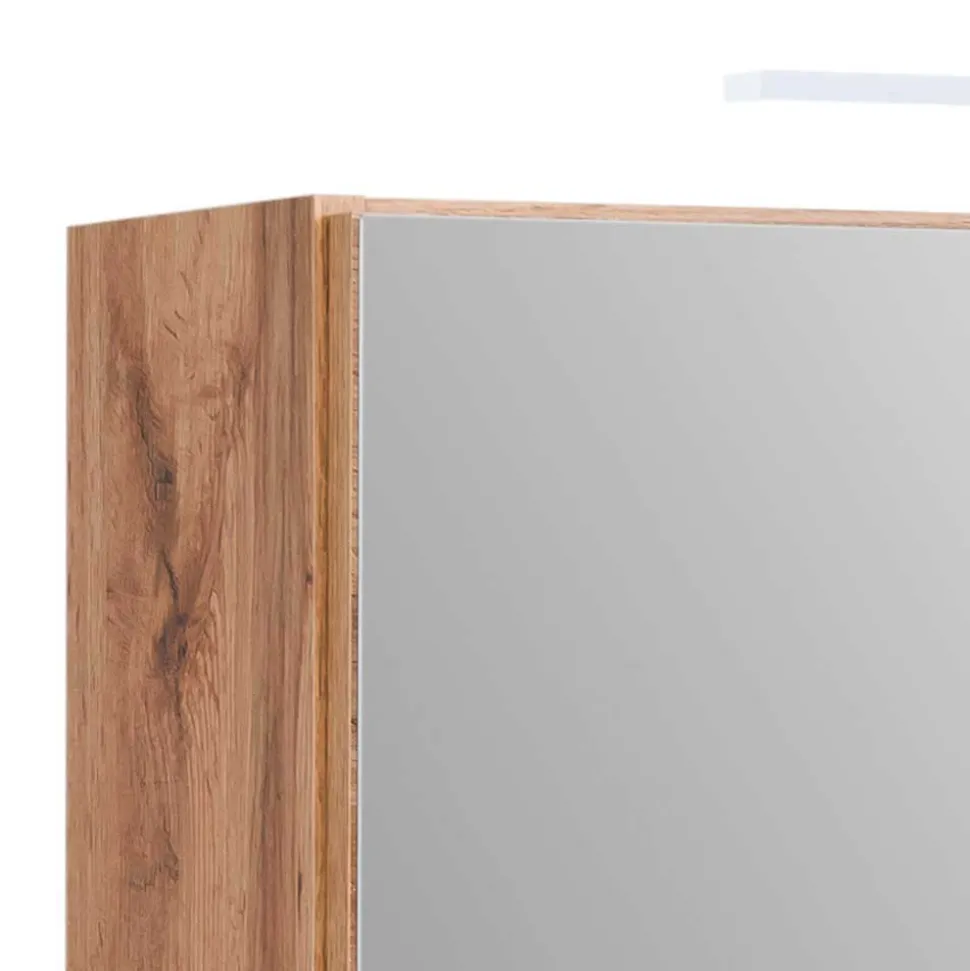 3-türiger 3D Spiegelschrank fürs Badezimmer - Drumias