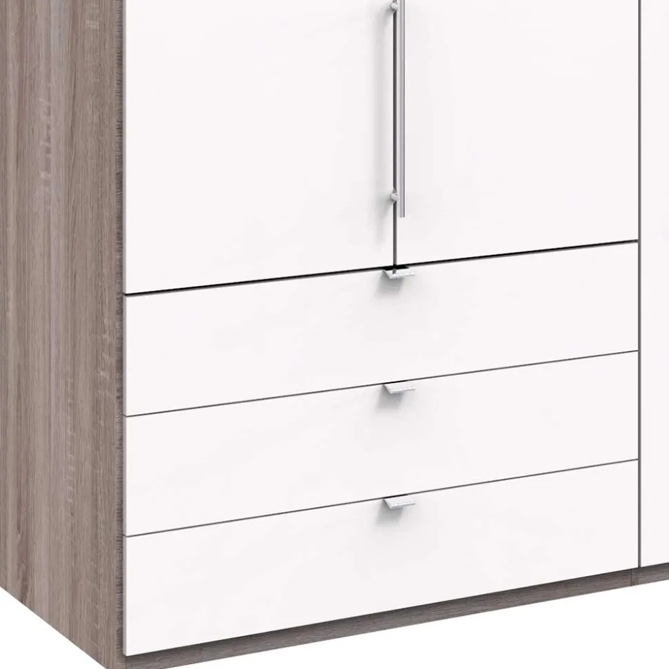 2-türiger Gleittürenschrank mit drei Schubladen - Tivierto