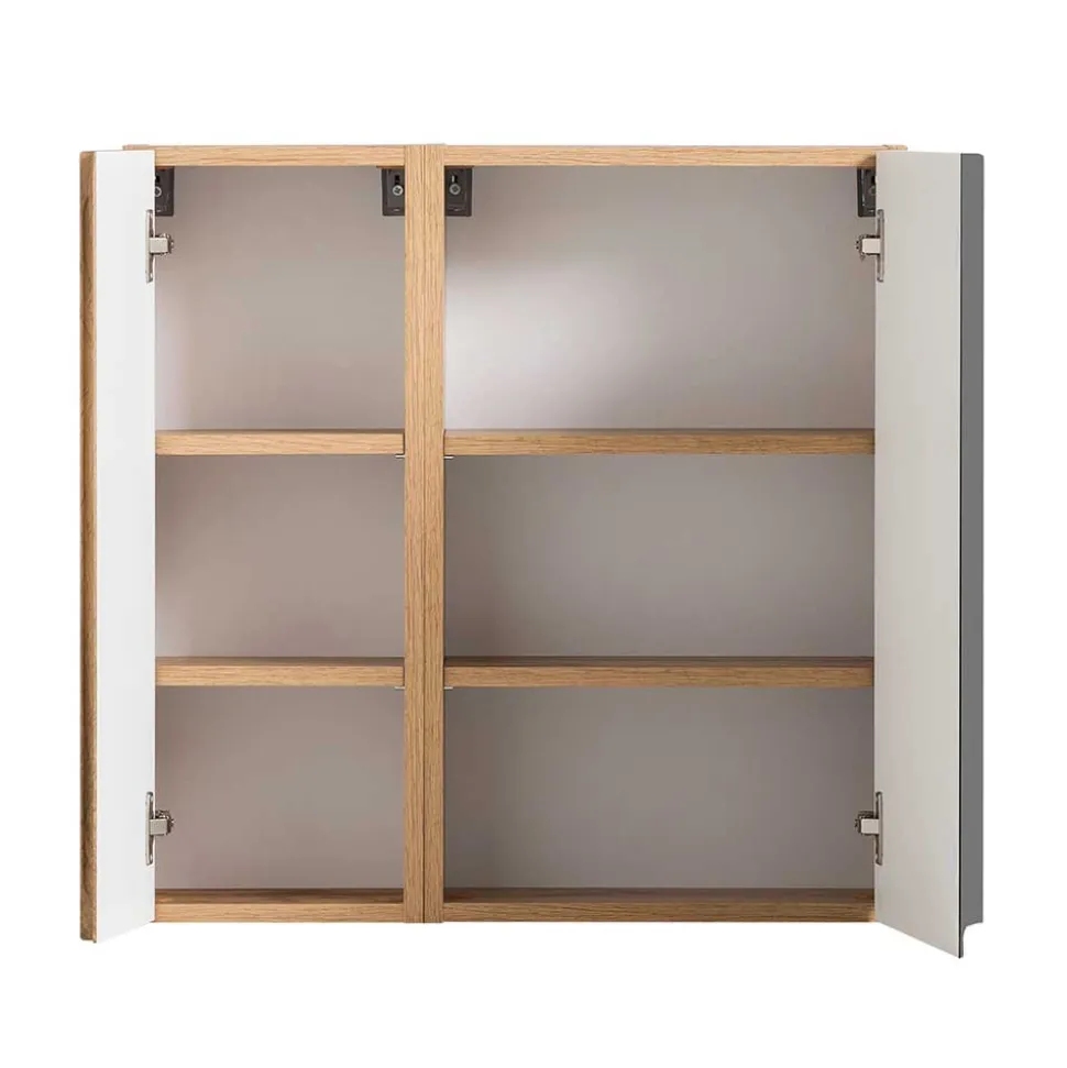 2-türiger Hängeschrank fürs Bad 65x64x20 cm - Jambi