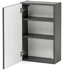 1-türiger Hängeschrank in Dunkelgrau - Agiruan