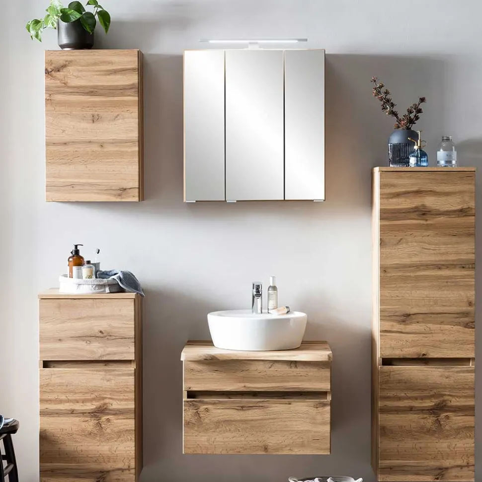 1-türiger Hängeschrank in Wildeiche Dekor - Iliam