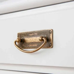 3-türiger Holz-Schlafzimmerschrank in Weiß - Presto