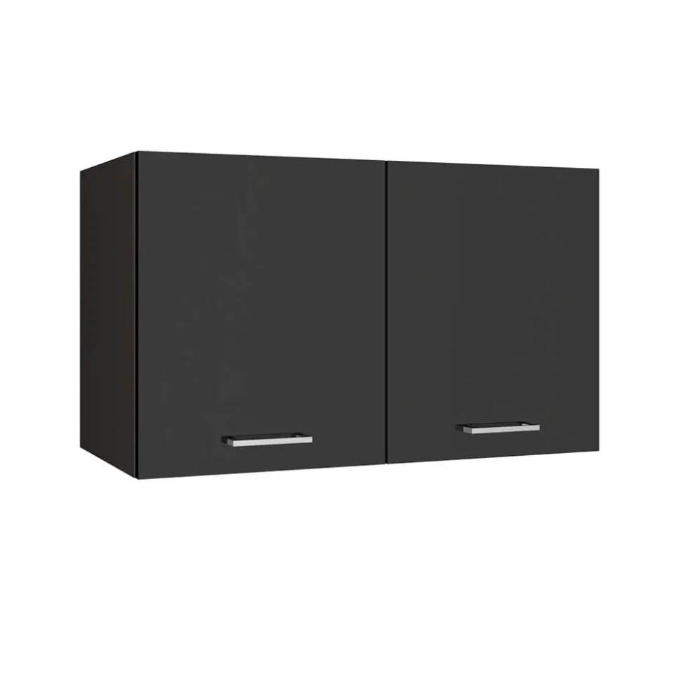 2-türiger Küchen-Hängeschrank in Grau - Bozenia