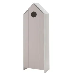 1-türiger Kinderzimmerschrank in Hausoptik - Indefiva