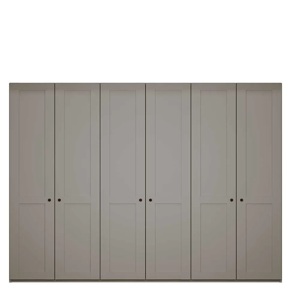 6-türiger Kleiderschrank in Hellgrau - Ridonna