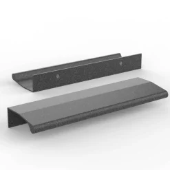 7-türiger Kleiderschrank in Weiß Glas - Dilacco