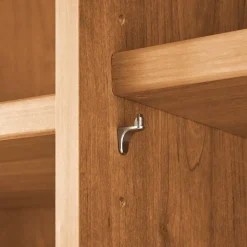 7-türiger Kleiderschrank in Weiß Glas - Dilacco