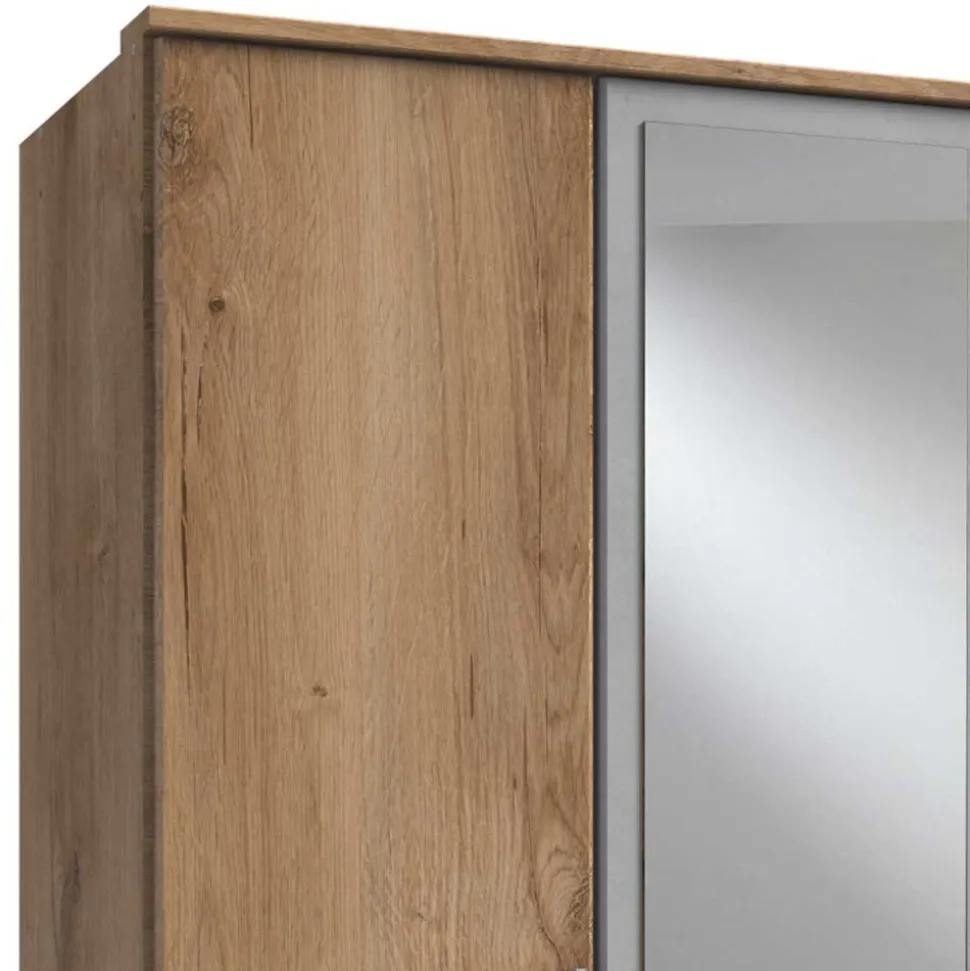 4-türiger Kleiderschrank in Plankeneiche NB - Anca